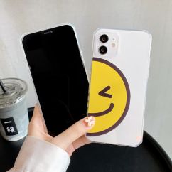 Lovely Smile Face Trendy Phone Case Soft TPU for iPhone Case iPhone 13 Pro