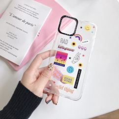 Full Cover Soft Back Cases with Camera Protector for iPhone 11 12 cute Case with Camera Protection