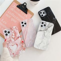 IMD Custom Printing Designer Phone Cases Wholesale TPU Mobile Phone Shell Plastic for iPhone 12 Case Marble