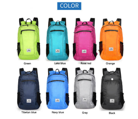 lightweight waterproof nylon hiking backpacks camping back pack outdoor sports foldable backpack bag 