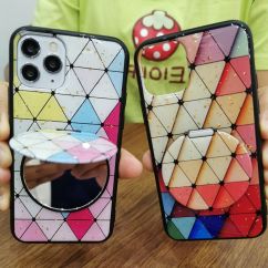 Funny case multi colors with cool mirror