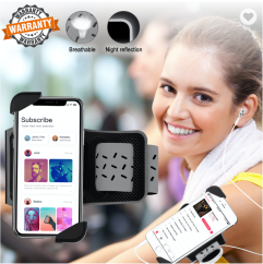 Smart running armband for mobile phone 